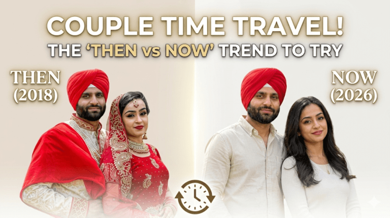 Couple Time Travel Photo Prompt